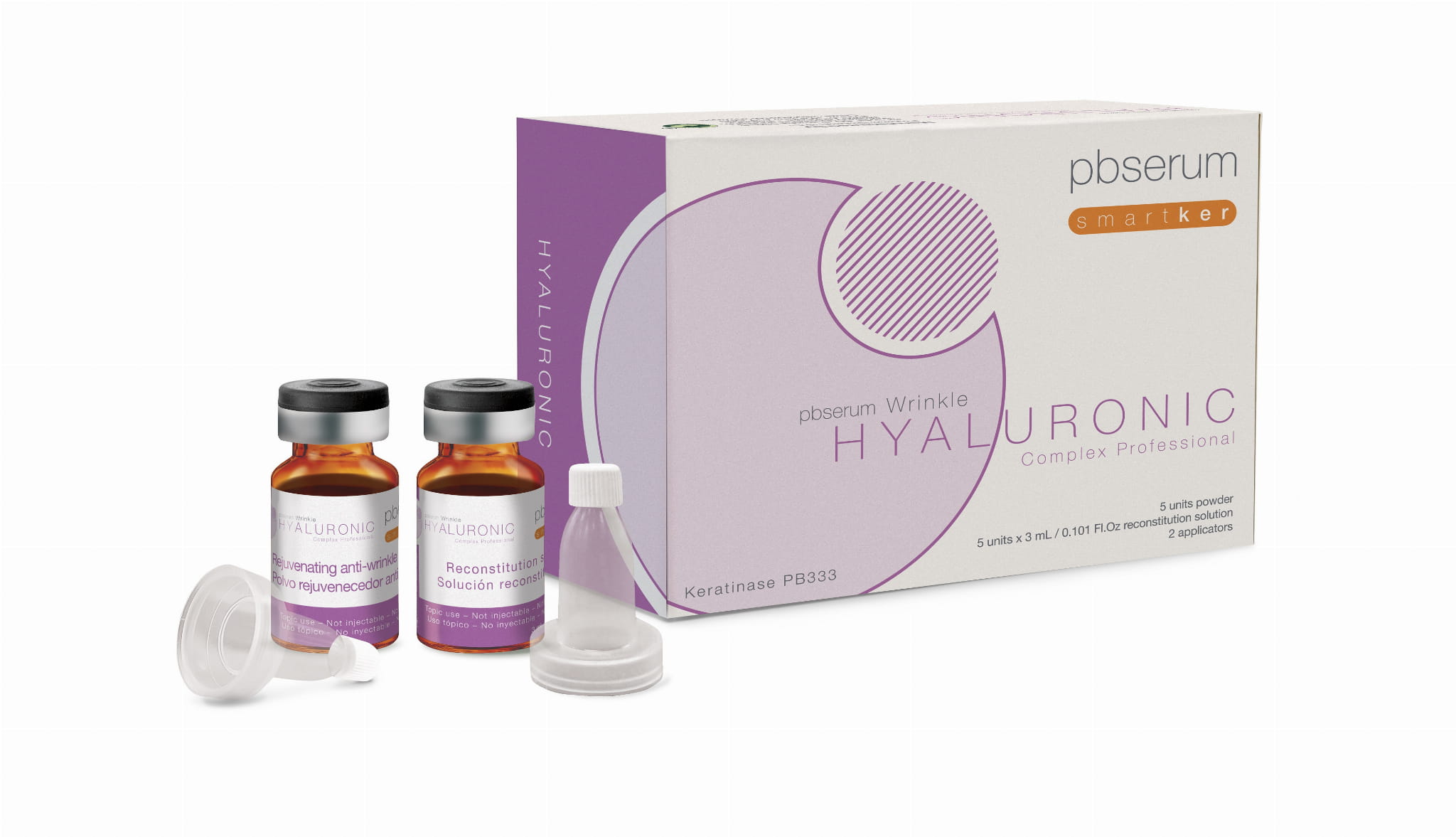 PBSerum Smartker Hyaluronic Professional (5x0,10g + 5x3ml)
